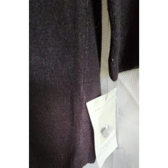NWT Mercer Street black knit sweater L - Picture 5 of 6